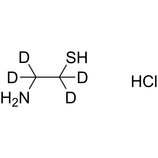 Cysteamine-d4 hydrochloride (2-Aminoethanethiol-d4 hydrochloride; 2-Mercaptoethy